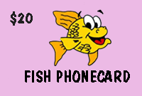 Fish Phone Card $20 - International Calling Cards