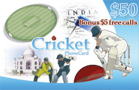 Cricket Phone Card $50 - International Calling Cards